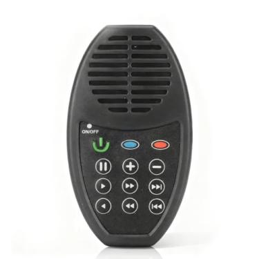 Imagem de Talking Bible tocador de áudio portátil alimentado por energia solar, memória 4G integrada, leitor de som eletrônico de alta fidelidade para idosos, crianças e cegos (preto)