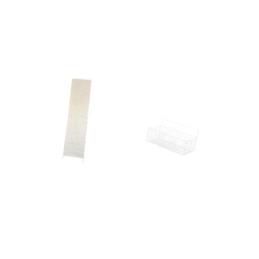 Imagem de Fenteer Abajur de Chão em Papel para Sala de Estar com Prateleiras Flutuantes E Cesto Organizador de Arame Metálico para Decoração de Cozinha E Banheiro.