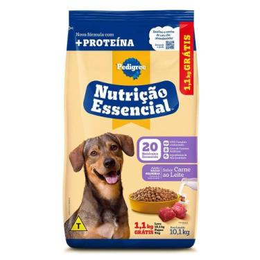 Imagem de Ração para Cachorro Pedigree Nutrição Essencial Sabor Carne ao Leite 1