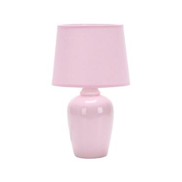 Imagem de Luminária Abajur Taschibra Pottery 37cm E27 Bivolt Rosa