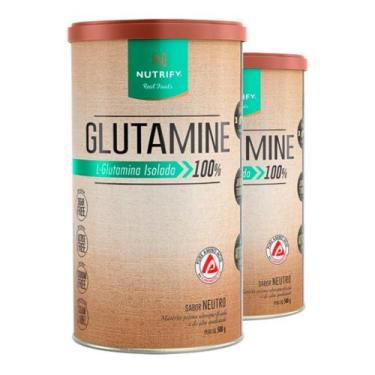 Imagem de Kit 2 Glutamine L-Glutamina Isolada Neutro Nutrify 500g