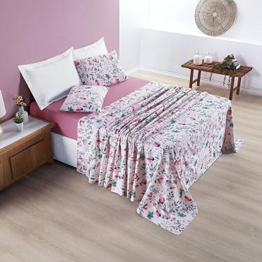 Imagem de Jogo de Cama Avere 200 Fios Queen 04 Peças 100% Poliéster - Bothanica