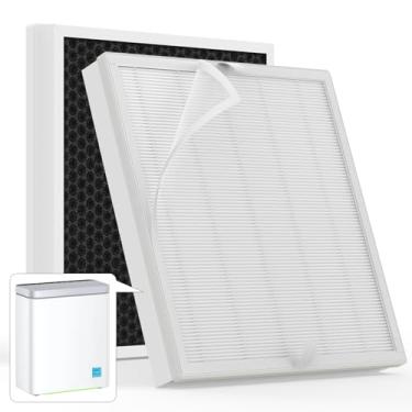 Imagem de GoKBNY Pacote com 2 filtros de substituição H7124, H712C True HEPA compatível com purificador GoveeLife H7124 e H712C