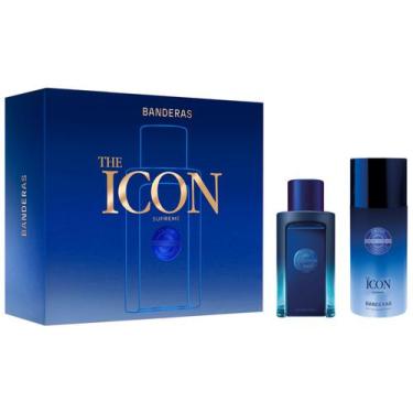 Imagem de Kit Perfume Masculino Banderas The Icon Supreme 1 Eau de Parfum de 100