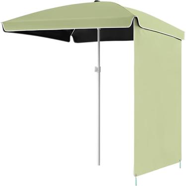 Imagem de Guarda-chuva Retangular De 5,3 X 5,3 Pés Para Pátio Externo, Guarda-chuva De Mercado Com Sombra Solar, Proteção Uv Para Guarda-sol De Jardim Para Deck, Gramado, Quintal E Piscina, Green