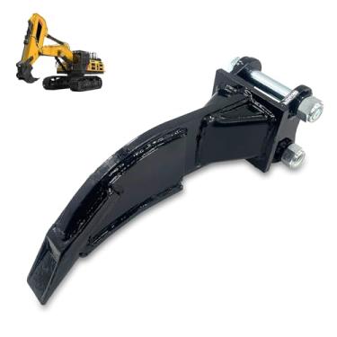 Imagem de Estripador de mini escavadeira, gancho único, acessório para miniescavadeira, pequeno escavador de até 1,5 tonelada, diâmetro do furo de 2,5 cm, distância entre eixos central de 8,8 cm, com 2 pinos