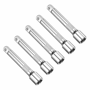 Imagem de HARFINGTON 5 peças de barra de extensão de soquete 1/5.1 cm Drive 12.7 cm barras de extensão de comprimento, chave catraca de impacto, ferramenta adaptadora para soquetes de porca de eixo de