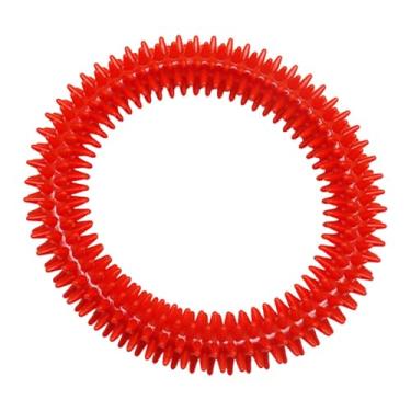 Imagem de Colaxi Anel Sensorial com Pontas, Brinquedo Anti- Reutilizável, Pulseira de Massagem Sensorial para Crianças em Idade Pré-Escolar, Crianças e Adultos, Vermelho