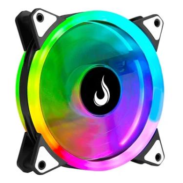 Imagem de Cooler FAN Rise Mode Galaxy, 120mm, ARGB, 1500RPM, Para Gabinete, Preto - RM-MB-01-5V