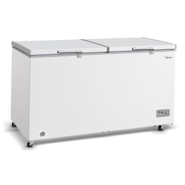 Imagem de Freezer Horizontal Midea 2 Portas 508l Mdrc698fzd01 Branco 110V