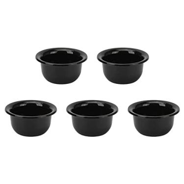 Imagem de Ainoli 5pcs tigela de espuma para barba portátil durável superfície brilhante tigela de sabão prática para casa