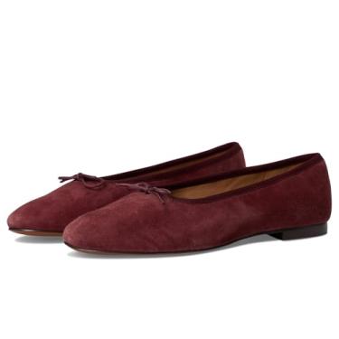 Imagem de Madewell Sapatilha feminina Francine Ballet, Merlot escuro, 35