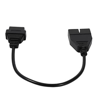 Imagem de Ymiko Cabo Adaptador de Diagnóstico Automotivo de 12 Pinos para 16 Pinos OBD1 OBD2 para Solução de Problemas de Veículos