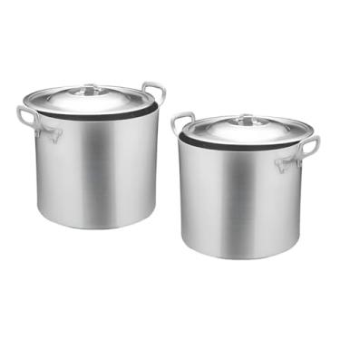 Imagem de Genérico, Panela Grande Funda Caldeirao Industrial Hotel Escola 2un