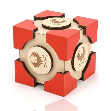 Imagem de Quebra-cabeça Phoenix da Sharp Brain Zone – cubo interligado, quebra-cabeça de madeira 3D, alívio de estresse e provocador decorativo premium