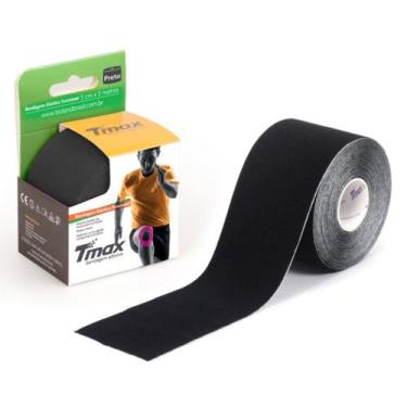 Imagem de Bandagem Elástica Adesiva Funcional Kinesio TMAX Preto
