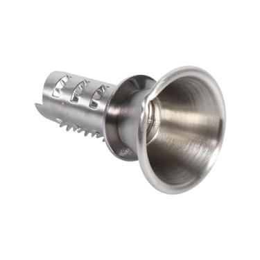 Imagem de GLOGLOW Ferramenta de Suco Espremedor de Frutas Cítricas, Espremedor Compacto de Limão e Limão, Aço 304, Prata, Manual de Aço Inoxidável de 2,8 Polegadas de Altura