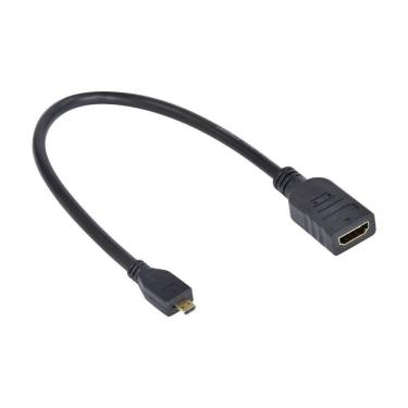 Imagem de Cabo Adaptador Micro Hdmi X Hdmi Fêmea 30cm