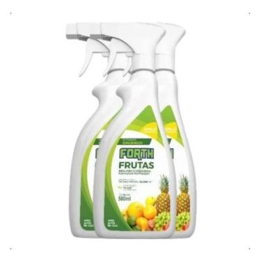 Imagem de 3 Unidades Fertilizante Adubo Líquido Forth Frutas 500ml - Pronto para
