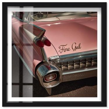 Imagem de Fine Gal II Shadowbox Print Glam Wall Art por Notoriart, moldura preta, 43 x 43 cm