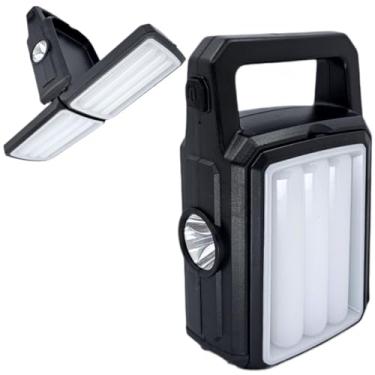 Imagem de Lampião Led Recarregável Lâmpada Camping Solar Usb Lamparina Pescaria Lâmpada Luz de Emergência