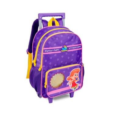Imagem de Mochila Carrinho Escolar Infantil Três Palavrinhas Bolsa Crianças