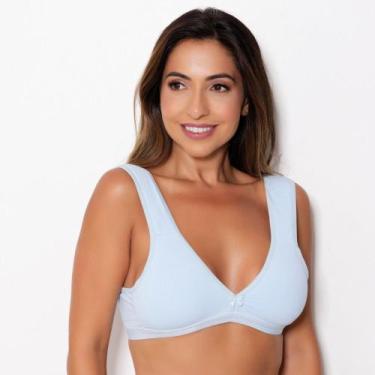 Imagem de Sutiã Alça de Espuma Cor:Azul BebêTamanho:G - Saulo Lingerie, Azul beb