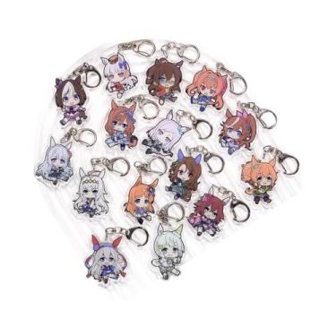 Imagem de Chaveiro De Acrílico De Personagens De Anime, Charme Fofo Para Bolsa, 