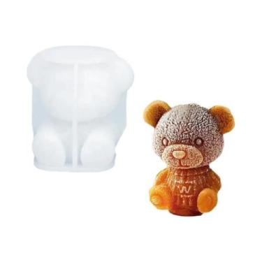 Imagem de Molde De Silicone Para Velas Em Forma De Urso, Artesanato De Sabonete 