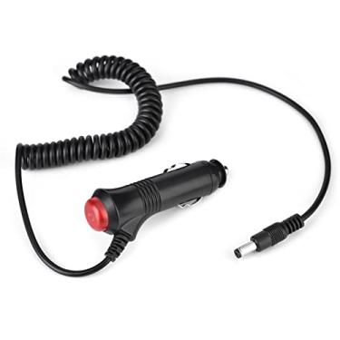 Imagem de Generic Cabo Adaptador de Fonte de Alimentação de 12V para Isqueiro de Carro Com Interruptor e Luz Indicadora para Plugue Macho DC 5,5 X 2,1 Mm, Caixa ABS, Fusível de Sobrecarga, Comprimento de Cabo