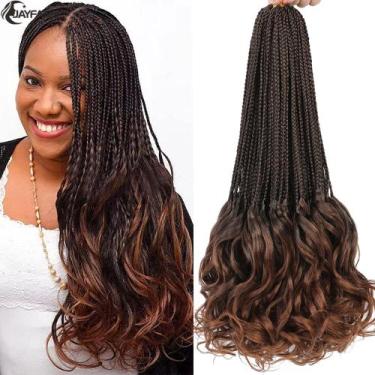 Imagem de Cabelo French Curl Trançado Fibra Premiun Importada 300g - D&D Commerc