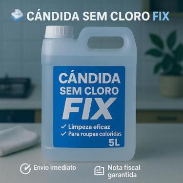 Imagem de Candida sem Cloro 5 Litros para Roupas Coloridas Fix