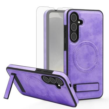 Imagem de Asuwish Capa de telefone compatível com S25 Plus JDCXQZJ US Roxo