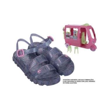 Imagem de Kit Sandália Infantil Barbie Menina Sorveteria Grendene Kids-Feminino