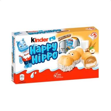 Imagem de Kinder happy hippo wafer crem avelã 103.3g 5 uni