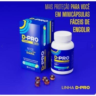 Imagem de Vitamina D 2.000UI Minicápsulas softgel 30 cápsulas - D.PRO - Divina