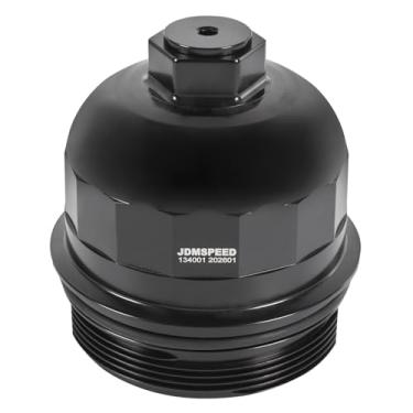 Imagem de Tampa do invólucro do filtro de combustível 134001 substituição para Chevy Cruze Silverado 2500HD 3500HD Substituição para GMC Sierra 2500HD 3500HD Duramax 6.6L L5P 2017-2024 Billet alumínio preto