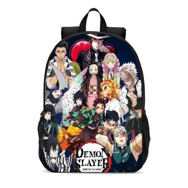 Imagem de Mochila Escolar Infanto Juvenil Demon Slayer Anime Novidades 0458-Unissex