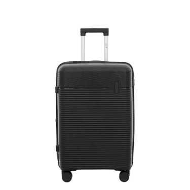 Imagem de Mala de Viagem Média Cruzeiro em Polipropileno com Expansor, Preto