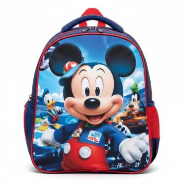 Imagem de Mochila Infantil Escolar  Mochila Masculina Resistente para Criança - 