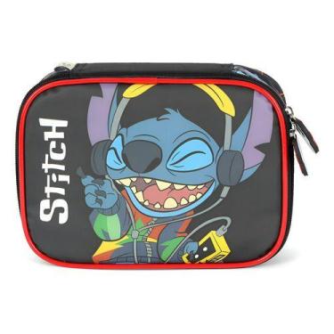 Imagem de Estojo 100 Pens Grande Box Escolar Infantil Original Stitch - - Luxcel