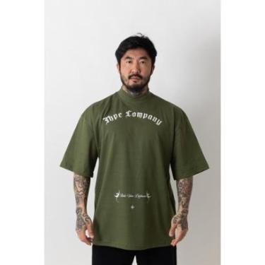 Imagem de Camiseta Oversized Difference Verde Musgo-Unissex