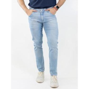 Imagem de Calça Masculina Skinny Jeans Delavê Algodão Anticorpus-Masculino