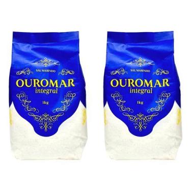 Imagem de Sal Marinho de Mossoró Integral 2kg Ouromar