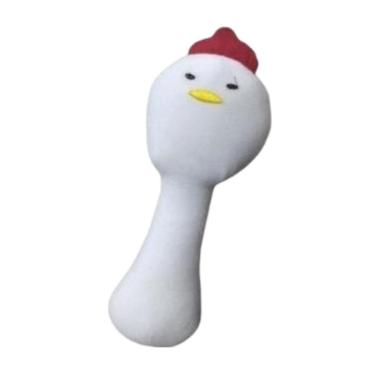 Imagem de Pelúcias Pet Apito Pato Elefante Galo Galinho Divertido