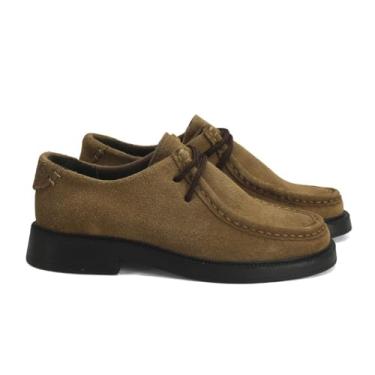 Imagem de Mocassim fechado tratorado camurça caramelo havanna - 39