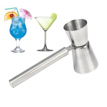 Imagem de Bar Jigger - Jigger de álcool com medida | Ferramentas de medição de álcool, suprimentos de barman para churrasco, profissionais domésticos, entusiastas de festas, iniciantes e piqueniques