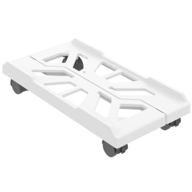 Imagem de Suporte Ajustável de Computador Móvel com Rodas Resistente para Gabinete PC Aumento Alt...