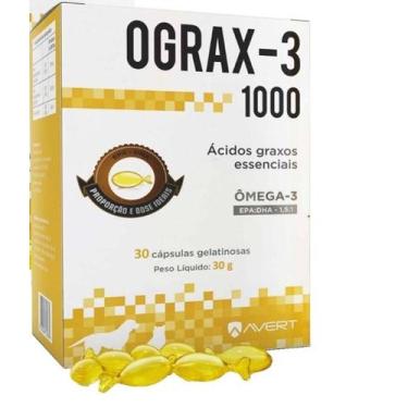 Imagem de Ograx 1000mg Omega 3 Suplemento Pele 30 Cápsulas - Geral