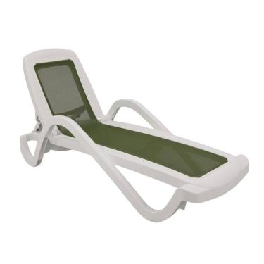 Imagem de Espreguiçadeira Tramontina Cancún em Polipropileno Verde Oliva